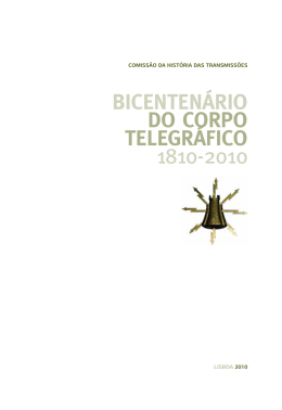 BICENTENÁRIO DO CORPO TELEGRÁFICO 1810-2010