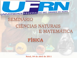 Semin&aacute;rio Individual de F&iacute;sica - Vestibular 2011