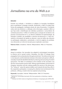 Jornalismo na era da Web 2.0
