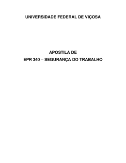 seguran&ccedil;a do trabalho