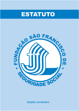 Estatuto - Fundação São Francisco de Seguridade Social