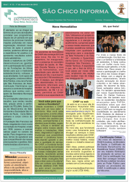 Edicao_013_dez_2012 - Complexo Hospitalar S&atilde;o Francisco