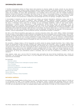 INFORMA&Ccedil;&Otilde;ES GERAIS
