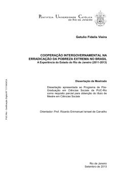 Get&uacute;lio Fidelis Vieira T&iacute;tulo da Disserta&ccedil;&atilde;o