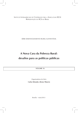 A Nova Cara da Pobreza Rural