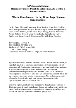 A Pobreza do Estado - Red de Bibliotecas Virtuales de CLACSO