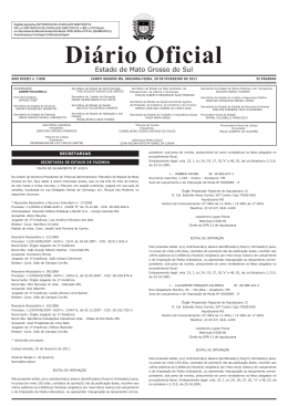 Di&aacute;rio Oficial do Estado