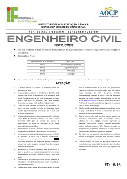 ED1516 ENGENHEIRO CIVIL