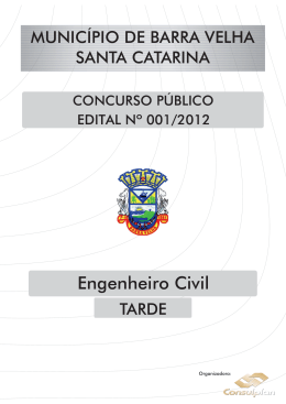 ENGENHEIRO CIVIL - concurso