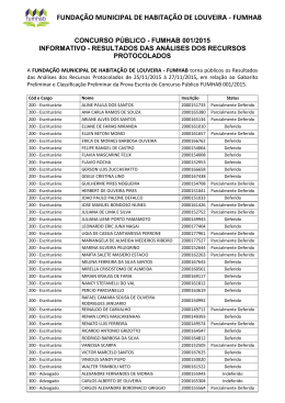 funda&ccedil;&atilde;o municipal de habita&ccedil;&atilde;o de louveira - fumhab