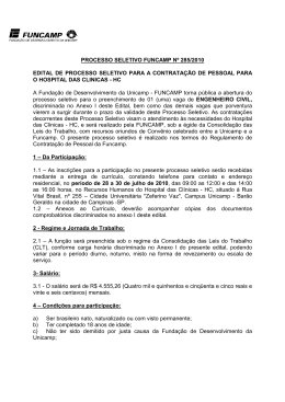 Edital 285 2010 Engenheiro Civil 19 07 2010