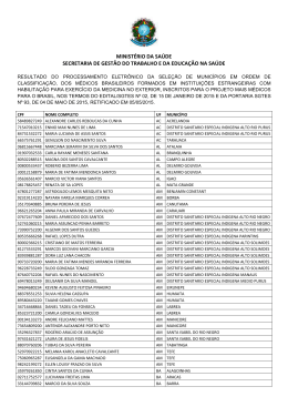 ministério da saúde secretaria de gestão do trabalho e da educação