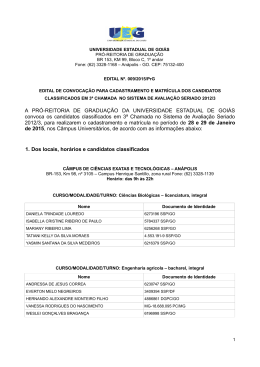 A PR&Oacute;-REITORIA DE GRADUA&Ccedil;&Atilde;O DA UNIVERSIDADE