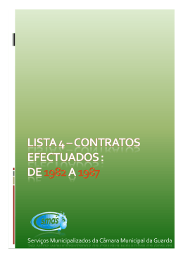 Servi&ccedil;os Municipalizados da C&acirc;mara Municipal da