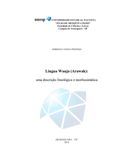 L&iacute;ngua Wauja (Arawak):
