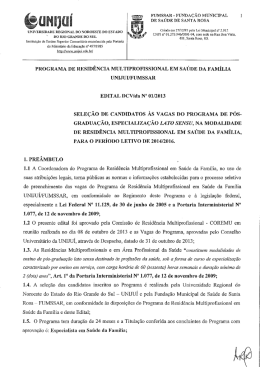 fumssar - funda&ccedil;&atilde;o municipal 1 de sa&uacute;de de santa rosa