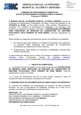 FUNDA&Ccedil;&Atilde;O MUNICIPAL DE SA&Uacute;DE DE PETR&Oacute;POLIS