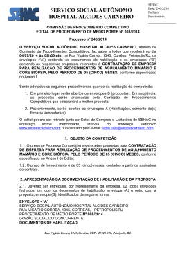 FUNDA&Ccedil;&Atilde;O MUNICIPAL DE SA&Uacute;DE DE PETR&Oacute;POLIS