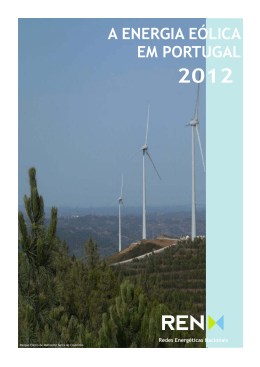 A Energia E&oacute;lica em Portugal - 2012