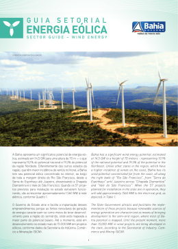 ENERGIA E&Oacute;LICA