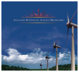 atlas do potencial eólico brasileiro (mme/eletrobrás)