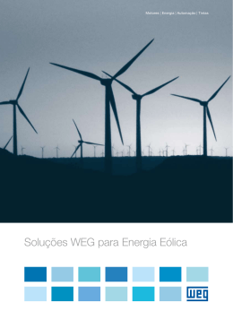 Soluções WEG para Energia Eólica