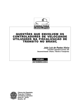 quest&otilde;es que envolvem os controladores de velocidade utilizados