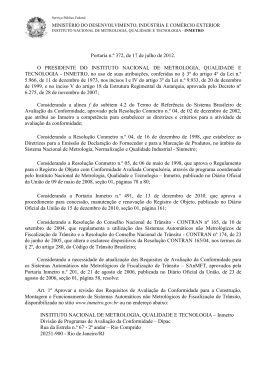 Portaria n.&ordm; 372 de 17/07/2012