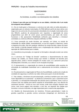 Question&aacute;rio FPCUB &ndash; IMTT