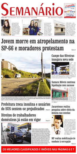 Edi&ccedil;&atilde;o 1025, de 12 de Abril de 2013