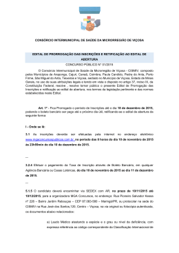 edital de prorroga&ccedil;&atilde;o das inscri&ccedil;&otilde;es e retifica&ccedil;&atilde;o ao edital de abertura