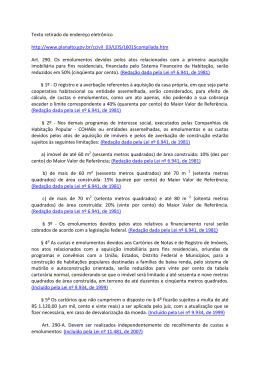 Texto retirado do endereço eletrônico http://www.planalto.gov.br