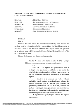 decis&atilde;o - Supremo Tribunal Federal