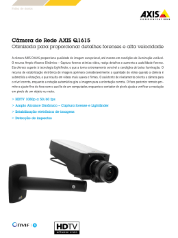 AXIS Q1615 Network Camera, Datasheet