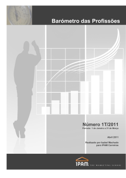 Barómetro das Profissões Número 1T/2011