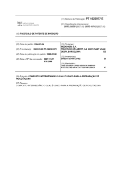 (11) Número de Publicação: PT 1623977 E