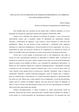 Educa&ccedil;&atilde;o e novas demandas de forma&ccedil;&atilde;o profissional