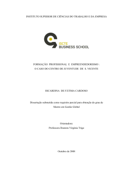 instituto superior de ci&ecirc;ncias do trabalho e da empresa forma&ccedil;&atilde;o