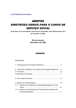 ABEPSS - Conselho Regional de Serviço Social