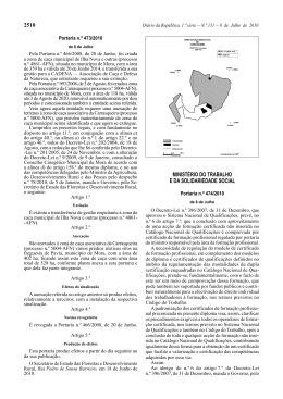 Portaria n.&ordm; 474/2010