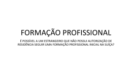 FORMAÇÃO PROFISSIONAL