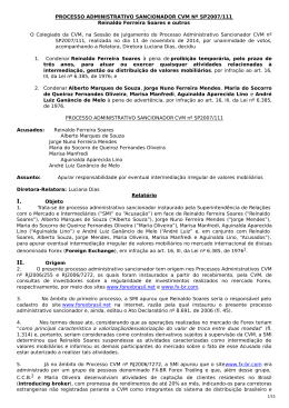 Processo Sancionador SP2007/111