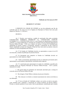 Publicado em 22 de mar&ccedil;o de 2013 DECRETO N&ordm; 11373/2013 O