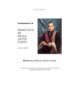 FRANCISCO DE PAULA LEITE PINTO