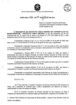 Portaria de 05 de Julho