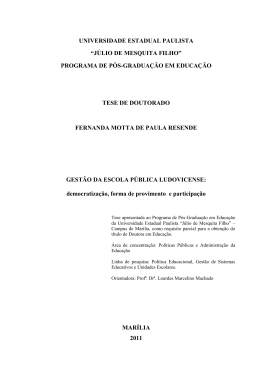 fernanda motta de paula resende - Faculdade de Filosofia e Ci&ecirc;ncias