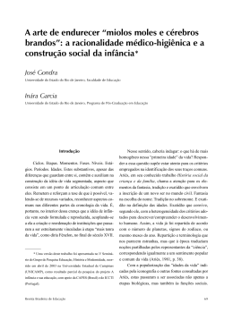 A arte de endurecer &ldquo;miolos moles e c&eacute;rebros brandos&rdquo;: a