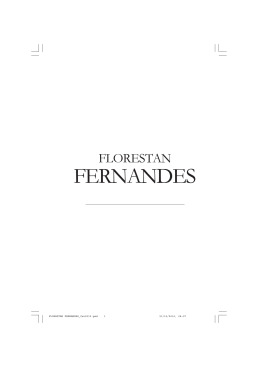 Florestan Fernandes / Marcos Marques de Oliveira