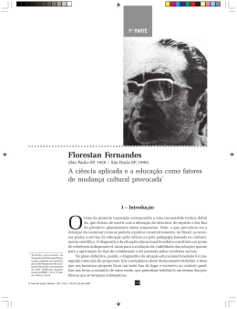 Florestan Fernandes - Revista Brasileira de Estudos Pedag&oacute;gicos