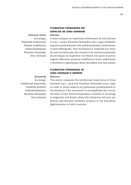Resumo - Revista Sociologia & Antropologia